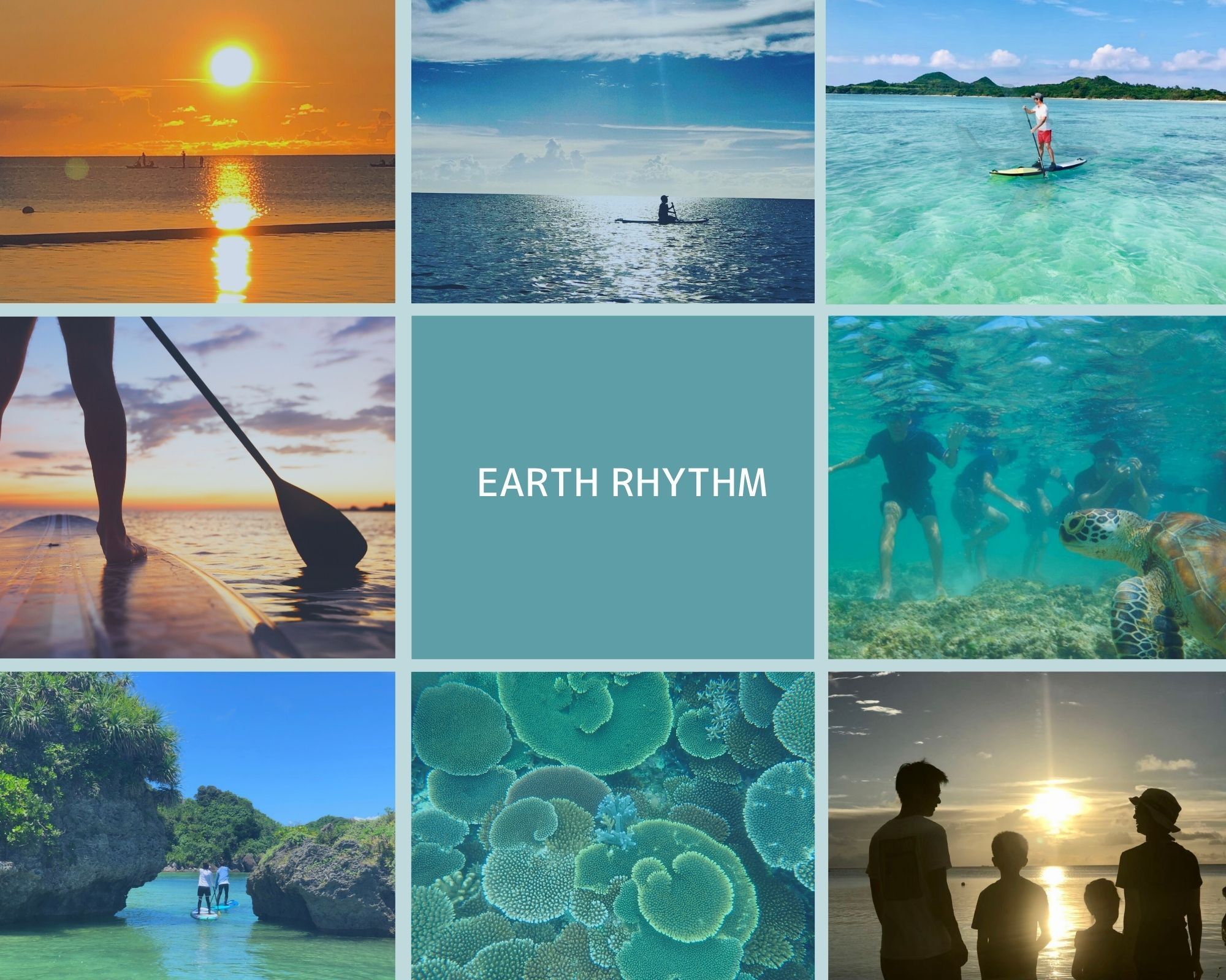 石垣島で海遊び Earth Rhythm